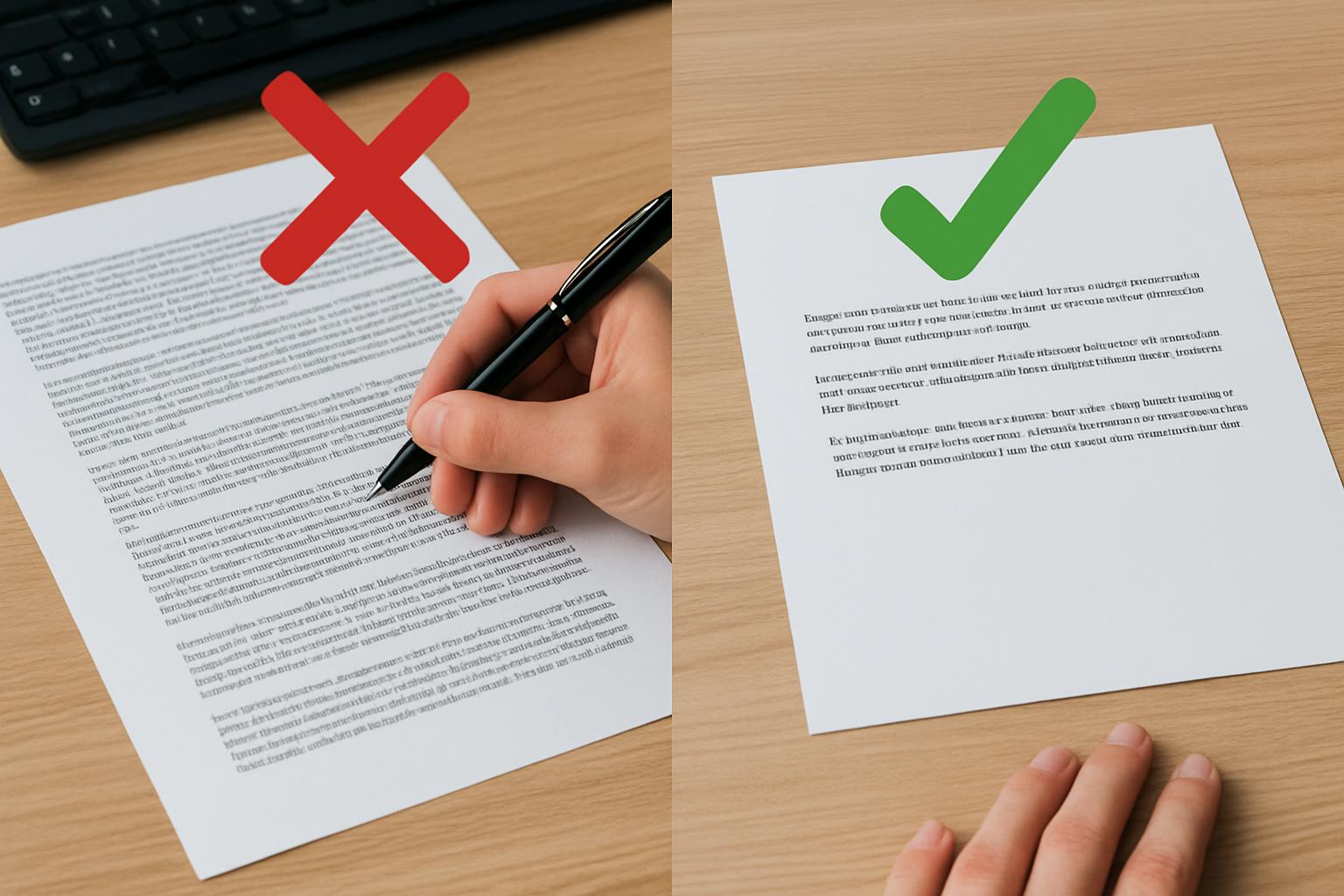 Jak skrócić tekst sprzedażowy bez utraty najważniejszych argumentów?. Najczęstsze błędy w skracaniu i jak ich unikać Jak skrócić tekst sprzedażowy bez utraty najważniejszych argumentów?. Najczęstsze błędy w skracaniu i jak ich unikać